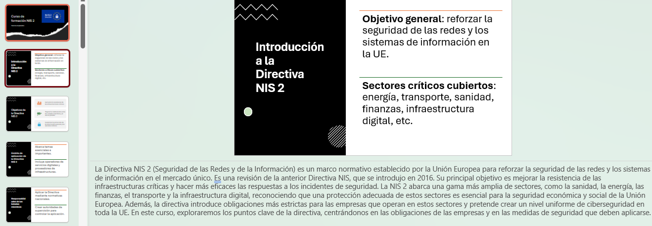Kit de Formación NIS 2 para Empleados – Curso Completo con Diapositivas y Test Final